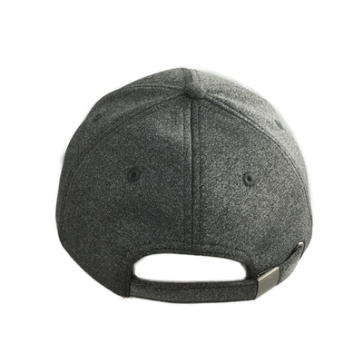 Pencetakan Reflektif Sepeda Baseball Cap Multi Panel Bahan Campuran Wol