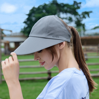 UPF 50+ Reversible Women's Large Brim Visors Printed Sun Visor Headwear