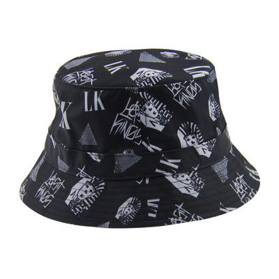 Pencetakan Sublimasi Custom Bucket Hats Summer Fishing Hats Sertifikat SGS