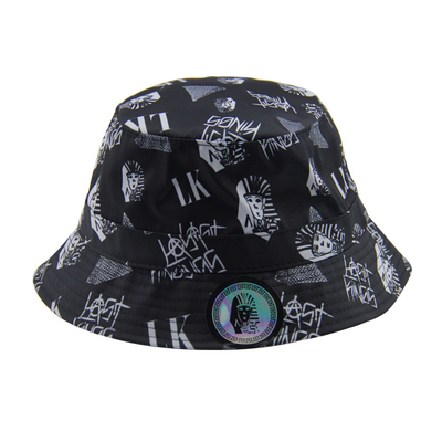 Pencetakan Sublimasi Custom Bucket Hats Summer Fishing Hats Sertifikat SGS