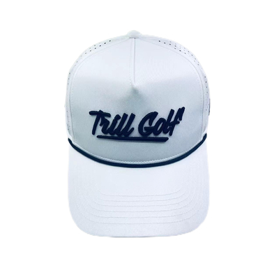 5 panel berprofil tinggi bordir topi golf wanita bernafas topi bisbol disesuaikan