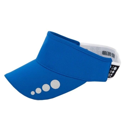100% Polyester Mesh Perlindungan Matahari Visor Hat Bernafas Anti Mikrobial