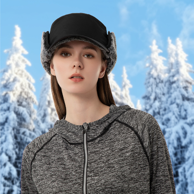 Pria atau Wanita Topi Musim Dingin Tutup Telinga Panas Topi Lengkap Fake Furs Topi Baseball Penangkap Topi Berburu