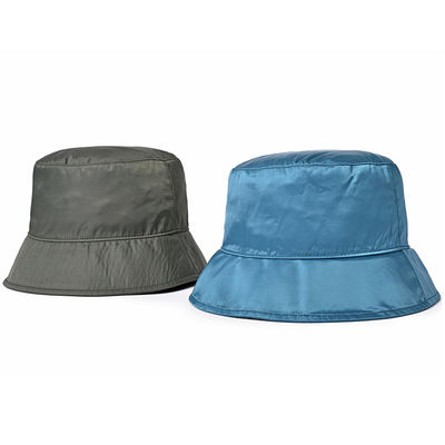 Fabric Reversible Outdoor Fishing Bucket Hat 6cm Panjang Brim UPF50+ Topi Hiking