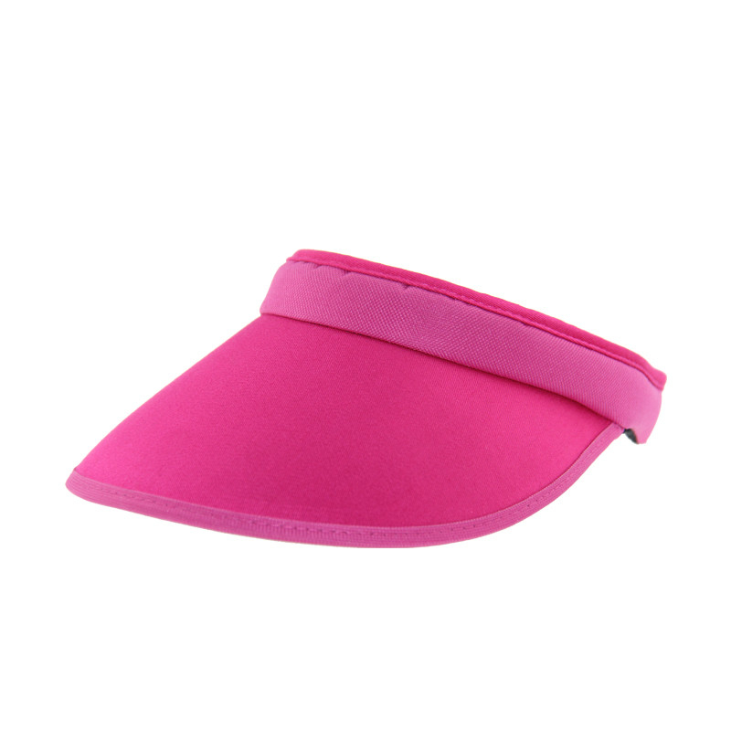 OEM ODM Katun Wide Brim Sun Visor Clip Hat On Style Desain awet