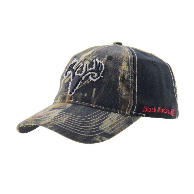 6 Panel Kamuflase Bordir Kap Baseball Luar Ruang, Unisex Low Profile Adjustable Hunting Hats