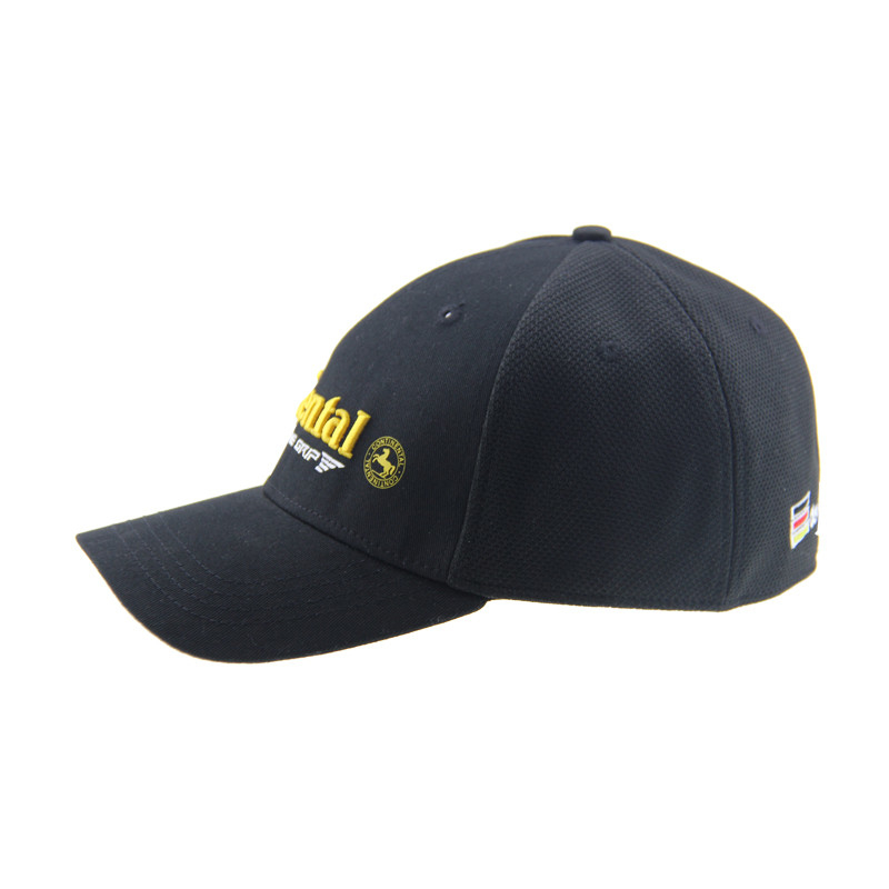 6 panel bordir dipasang topi bisbol luar ruangan, pria / wanita topi bisbol luar ruangan untuk musim gugur / musim dingin