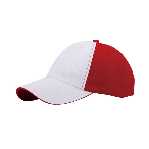 2 Tone 6 Panel Dibangun Baseball Cap, Low Profile Adjustable Pria dan Wanita Cap