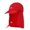Outdoor Hiking Sun Protection Hats Dengan Leher Flaps Warna Pantone