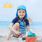 Topi Bucket Anak Warna Biru yang Dapat Disesuaikan UPF 50+ Perlindungan Matahari