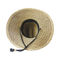 ODM Surf Beach Straw Sun Hats Rumput Berongga Alami Untuk Pria Wanita