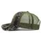 ISO Disetujui Camouflage Mesh Cap 3D Bordir Trucker Hat 6 Panel