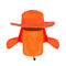 Outdoor 60cm Womens Sun Hats UV Protection Hat Dengan Penutup Leher