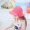 Topi Bermain Anak-anak Pinggiran Lebar Balita Dengan Penutup Leher Tali Dagu Topi Matahari